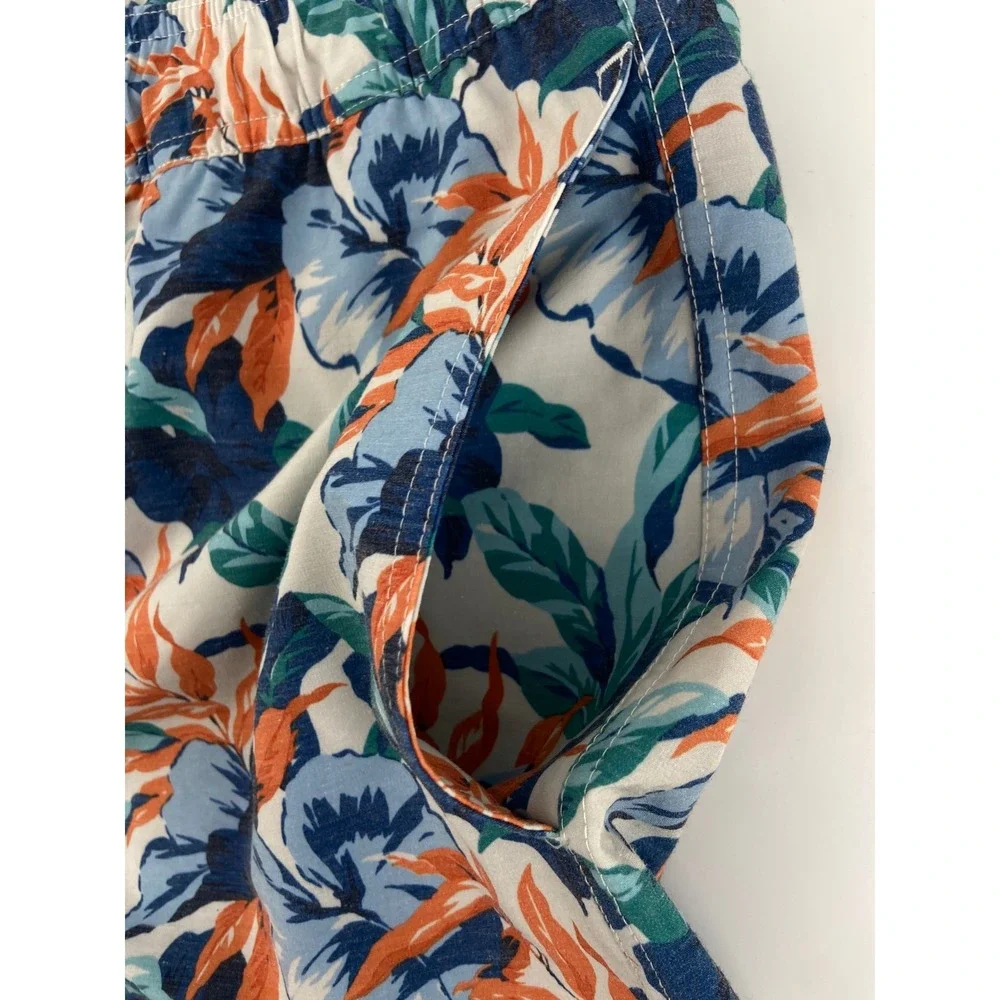 Fair Harbor Swim‎ Trunks Men 2XL The Anchor Tropical Floral Surf Beach Lined